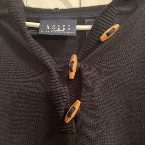 Crazy Horse Navy Blue Sweater W/Hood-XL - Picture 2 of 7